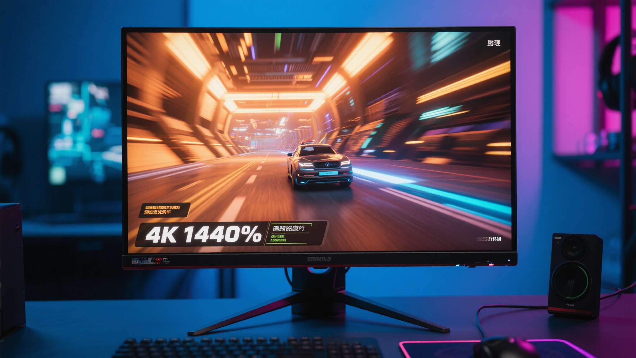 此外，显示器的选择同样关键。想要体验4K&nbsp;200帧，至少需要一台支持4K&nbsp;144